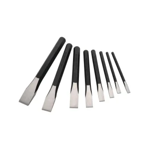 Dynamic Tools 8 Piece Chisel Set, 1/4in – 1in D058201