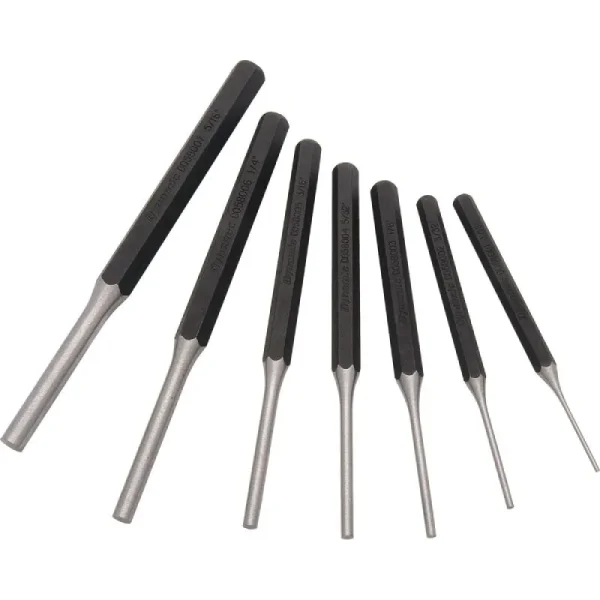 Dynamic Tools 7 Piece Pin Punch Set, 1/16in – 5/16in D058200
