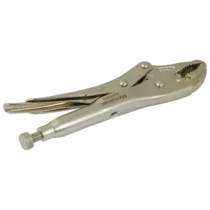 Dynamic Tools 7in Locking Pliers, Curved Jaws With Wire Cutter D055302