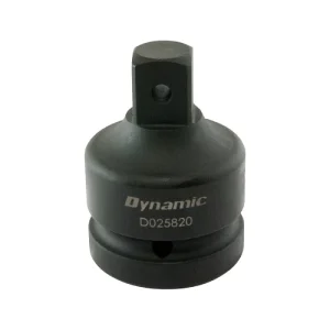 Dynamic Tools 1in Adapter Drive 1in Female X 3/4in Male, Black Impact D025820