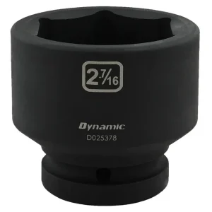 Dynamic Tools 2-7/16in X 1in Drive, 6 Point Standard Length, Impact Socket D025378