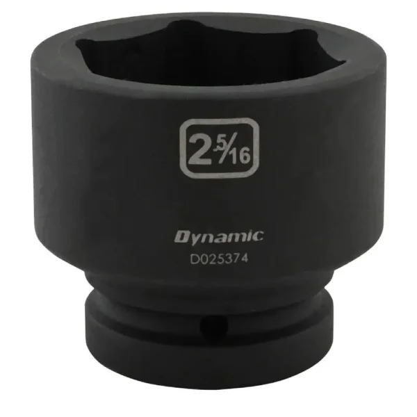 Dynamic Tools 2-5/16in X 1in Drive, 6 Point Standard Length, Impact Socket D025374