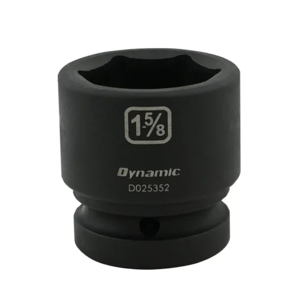 Dynamic Tools 1-5/8in X 1in Drive, 6 Point Standard Length, Impact Socket D025352