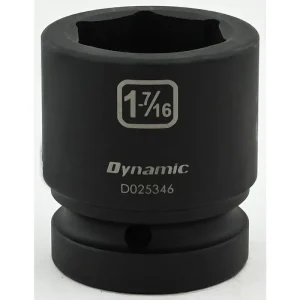 Dynamic Tools 1-7/16in X 1in Drive, 6 Point Standard Length, Impact Socket D025346