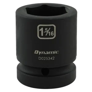 Dynamic Tools 1-5/16in X 1in Drive, 6 Point Standard Length, Impact Socket D025342