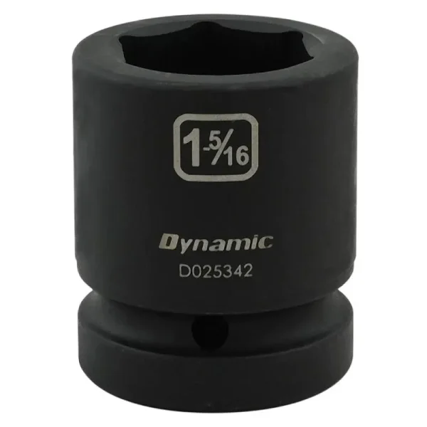 Dynamic Tools 1-5/16in X 1in Drive, 6 Point Standard Length, Impact Socket D025342