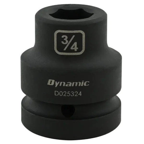 Dynamic Tools 3/4in X 1in Drive, 6 Point Standard Length, Impact Socket D025324
