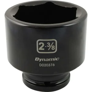 Dynamic Tools 3/4in Drive 6 Point SAE, 2-3/8in Standard Length, Impact Socket D020376