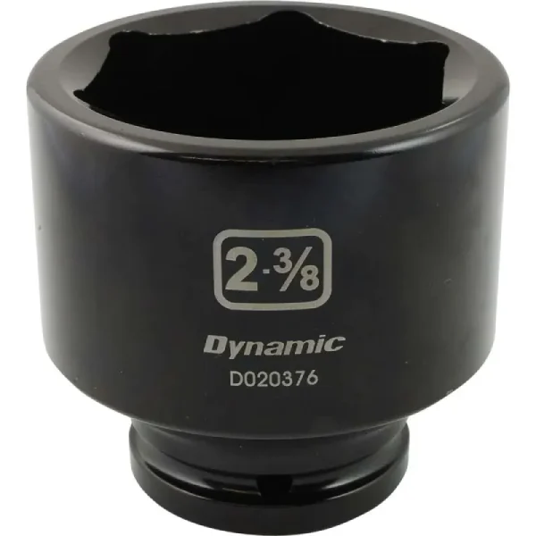 Dynamic Tools 3/4in Drive 6 Point SAE, 2-3/8in Standard Length, Impact Socket D020376