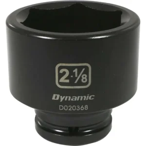 Dynamic Tools 3/4in Drive 6 Point SAE, 2-1/8in Standard Length, Impact Socket D020368