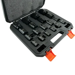 Dynamic Tools 1/2in Drive 19 Pieces 6 Point Standard SAE Impact Socket Set D018024