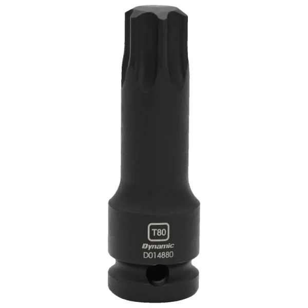 Dynamic Tools 1/2in Drive Torx Hex Head, T80, Bit Impact Socket D014880
