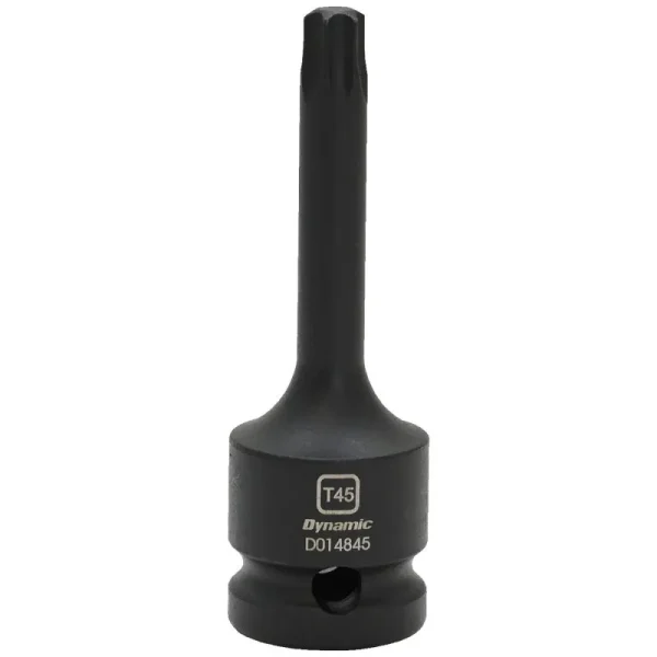 Dynamic Tools 1/2in Drive Torx Hex Head, T45, Bit Impact Socket D014845