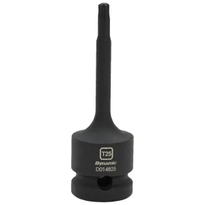 Dynamic Tools 1/2in Drive Torx Hex Head, T25, Bit Impact Socket D014825