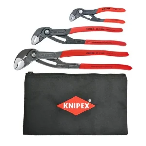 Knipex 3 Pc Cobra W/ Keeper 9K 00 80 122 US
