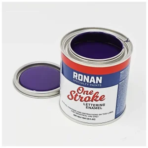 Ronan One Stroke Pin Striping Enamel Violet Quarter Pint