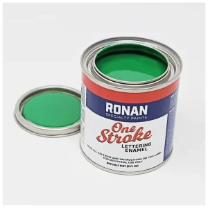 Ronan One Stroke Pin Striping Enamel Emerald Green Quarter Pint