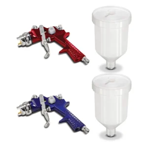 Titan Tools 2 pc. HVLP Gravity Feed Spray Gun Set 85239