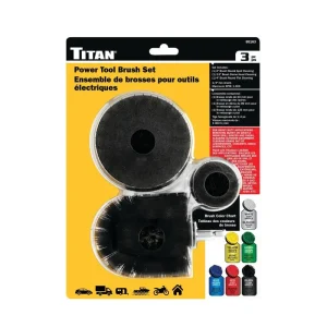 Titan Tools 3 pc. Drill Brush Set 85163