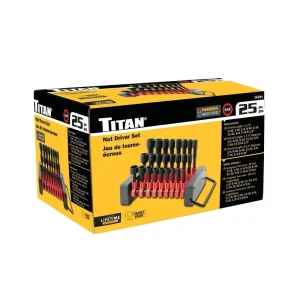 Titan Tools 25 pc. SAE Nut Driver Set 16294