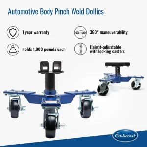 Eastwood Automotive Body Pinch Weld Dollies