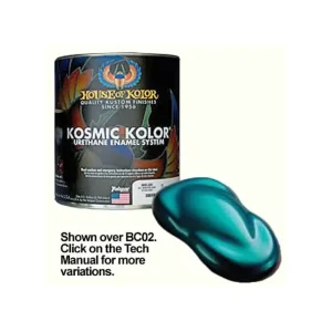 House of Kolor Urethane Enamel Kandy Teal 1 Qt HOK-UK15-Q01