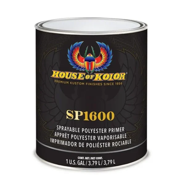 House of Kolor Sprayable Polyester Primer Low VOC Gray 1 Gallon HOK-SP1600-G01