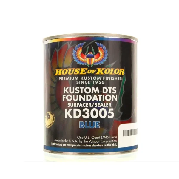 House of Kolor DTS Surfacer/Sealer – Blue 1 Qt HOK-KD3005-Q01