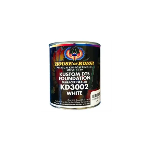 House of Kolor DTS Surfacer/Sealer – White 1 Qt HOK-KD3002-Q01