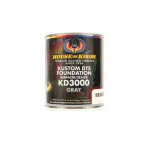 House of Kolor DTS Surfacer/Sealer – Gray 1 Qt KD3000-Q01 HOK-KD3000-Q01