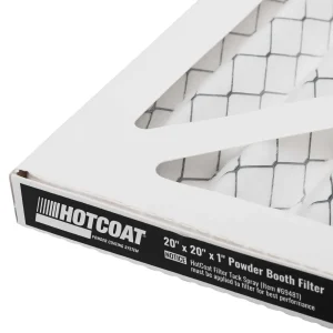 HotCoat 20x20x1 Powder Coating Bench Top Spray Booth Filter