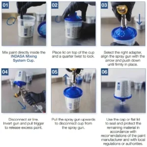 Indasa Solvent Mixing System 800Ml (28Oz) 611319
