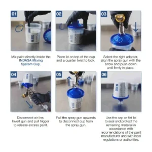 Indasa Solvent Mixing System 600Ml (20Oz) 611302