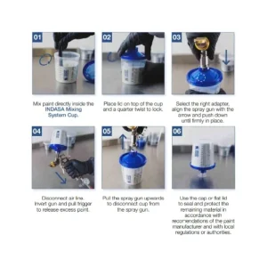 Indasa Solvent Mixing System 400Ml (14Oz) 611296