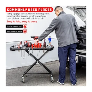 Powerbuilt 3-in-1 Heavy-Duty Work Table Dolly Cart 642928ECE
