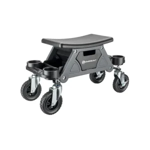 Powerbuilt Big Wheel Heavy Duty Mechanic’s Rolling Seat 642965ECE