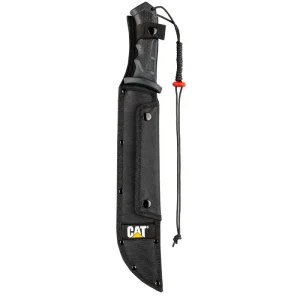 CAT 19in. Straight Machete / Saw With Sheath & Shoulder Strap 980692ECT