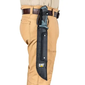 CAT 19in. Straight Machete / Saw With Sheath & Shoulder Strap 980692ECT