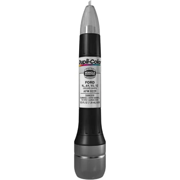 Dupli-Color Scratch Fix All-in-1 Exact-Match Touch Up Paint Pen Oxford White AFM0229