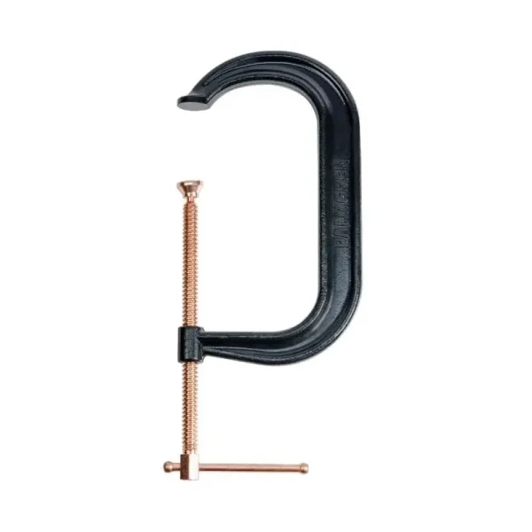 Palmgren 10In. Drop Forged Deep Throat C-Clamp W/ Copper Spindle (400 Series) 9629522