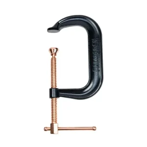 Palmgren 6In. Drop Forged Deep Throat C-Clamp W/ Copper Spindle (400 Series) 9629520