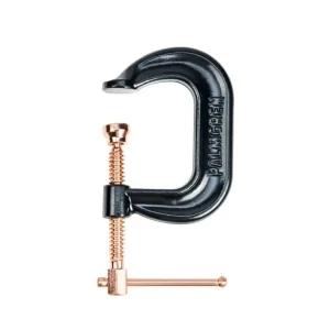 Palmgren 2In. Drop Forged Deep Throat C-Clamp W/ Copper Spindle (400 Series) 9629517