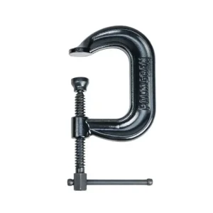 Palmgren 2In. Drop Forged Deep Throat C-Clamp W/ Black Oxide Spindle (400 Series) 9629510