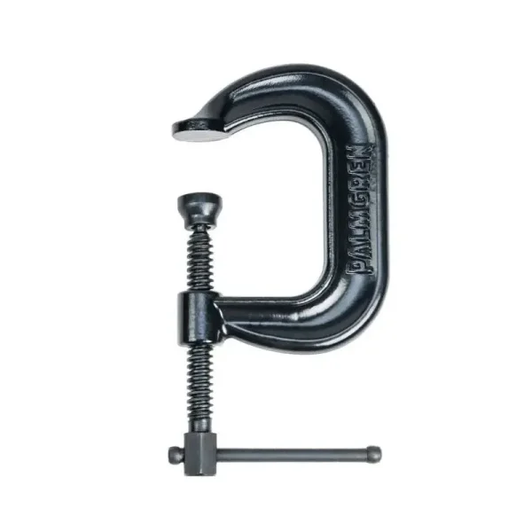 Palmgren 2In. Drop Forged Deep Throat C-Clamp W/ Black Oxide Spindle (400 Series) 9629510