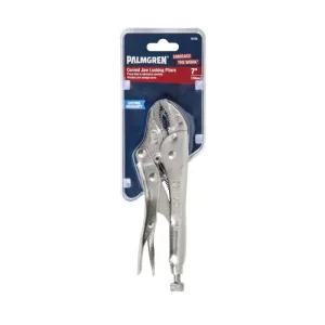 Palmgren 7In. Curved Jaw Locking Plier 70750