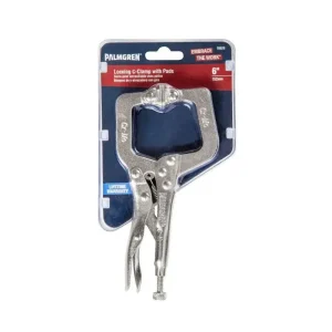 Palmgren 6In. Locking C-Clamp With Pads 70620