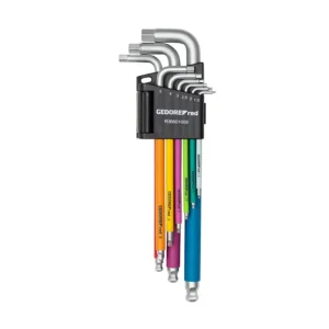 Gedore R36601009 Offset Screwdriver Hex Set 6Kt 1.5-10Mm 9Pcs With 3301332