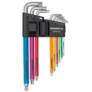 Gedore R36601009 Offset Screwdriver Hex Set 6Kt 1.5-10Mm 9Pcs With 3301332