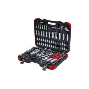 Gedore Socket Set 1/2In.-3/8In.-1/4In. 3300058