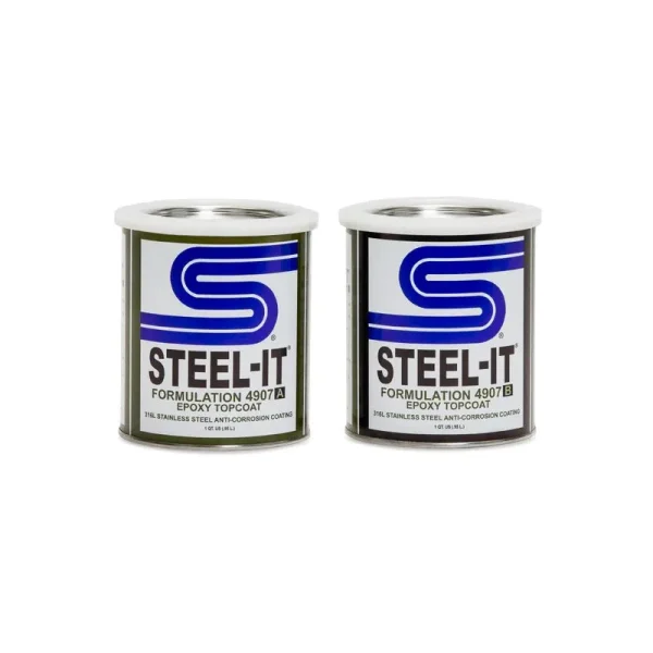 STEEL-IT 4907 Epoxy Topcoat 2-Quart Kit KIT4907Q